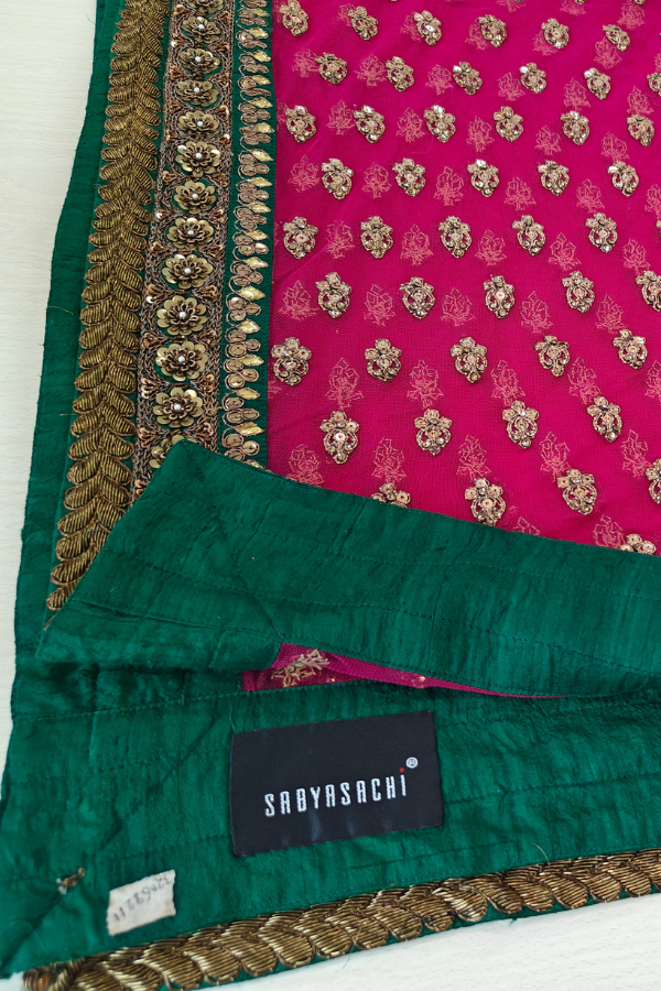 Sabyasachi embroidered lehenga set