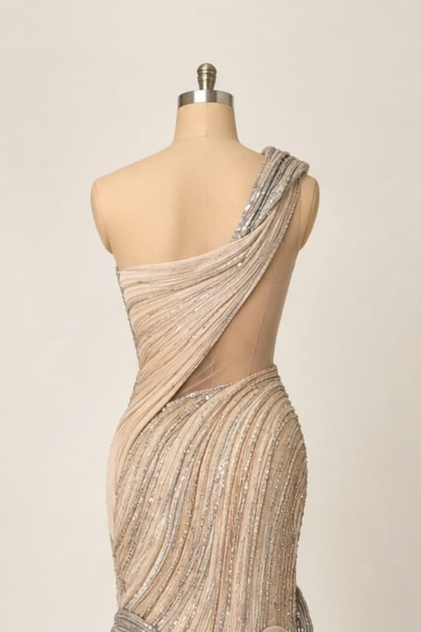 Moonstone mermaid gown