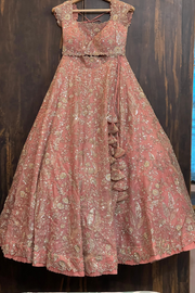 Anushree Reddy Pink embroidered lehenga