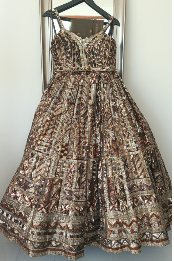 Bronze Glamour Lehenga