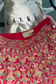 Kalki Rani Pink embroidered Lehenga