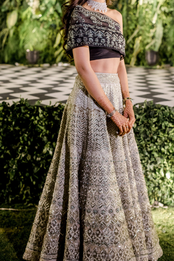 lehenga #black #silver #skirt #blouse #fashion #style #indian #brown #desi  #beauty #jewelry #dress #sparkles #sequins #glitter #newyear | Instagram