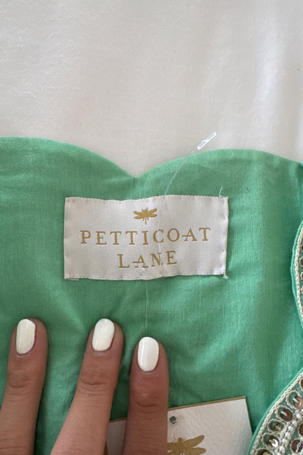 petticoat lane Mint Green Organza Sharara Set