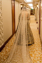 Seema Gujral gold embroidered lehenga