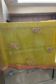 Shyam Narayan Prasad embroidered Yellow lehenga