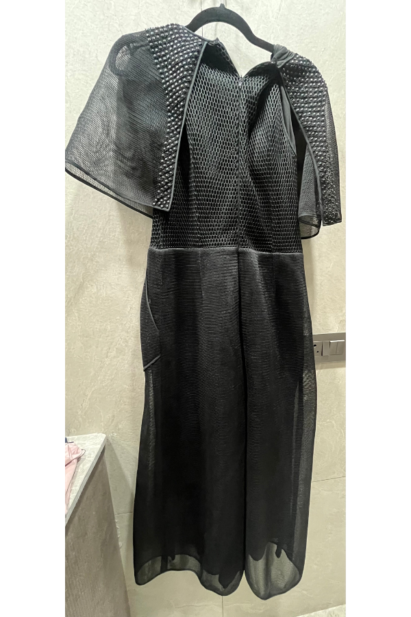 Rohit Gandhi Rahul khanna black jumpsuit