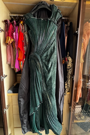 Gaurav Gupta emerald green sculpted gown