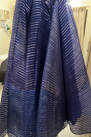 Amit Aggarwal blue striped lehenga