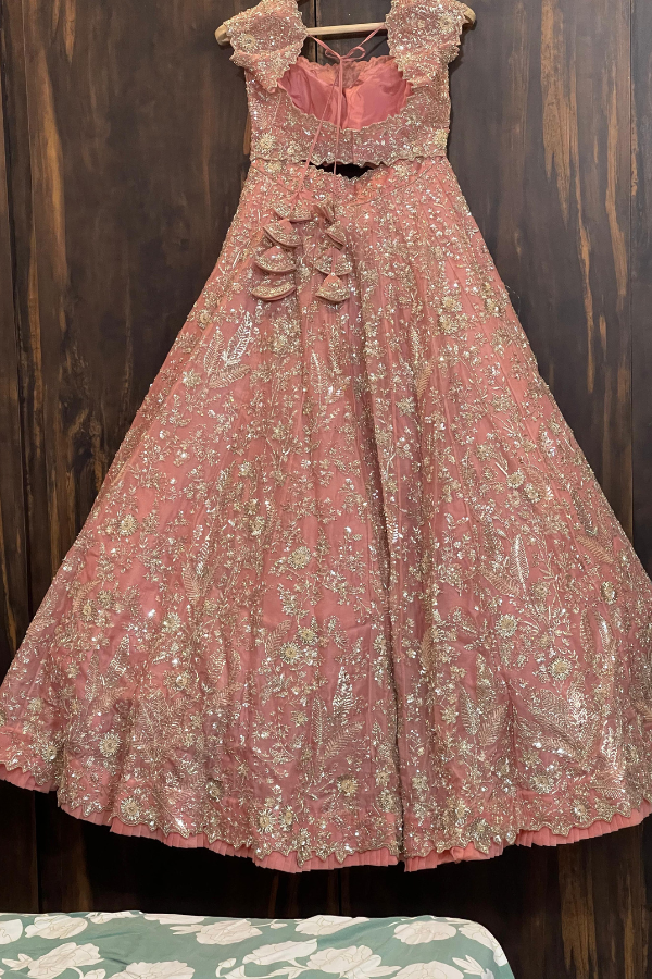 Anushree Reddy Pink embroidered lehenga