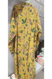 Mahima Mahajan Yellow Printed Kurta