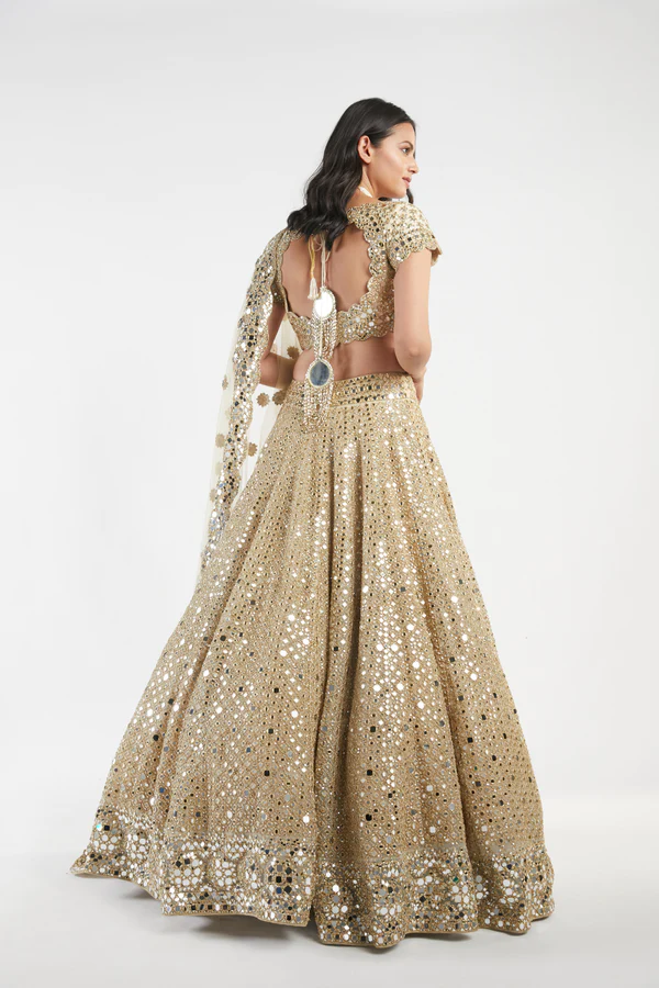 Stunning Blingy Bridal Lehengas & Where To Buy Them From (For Every Budget)  | WeddingBazaar