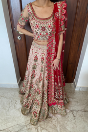 Varun Bahl pink embroidered lehenga