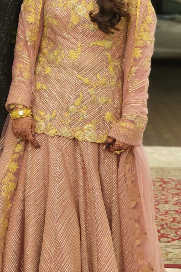 RAH dust pink embroidered lehenga