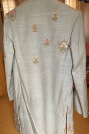 Samyakk Blue Sherwani