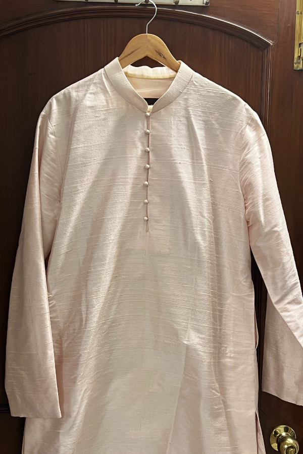 Shyamal & bhumika ivory embroidered sherwani