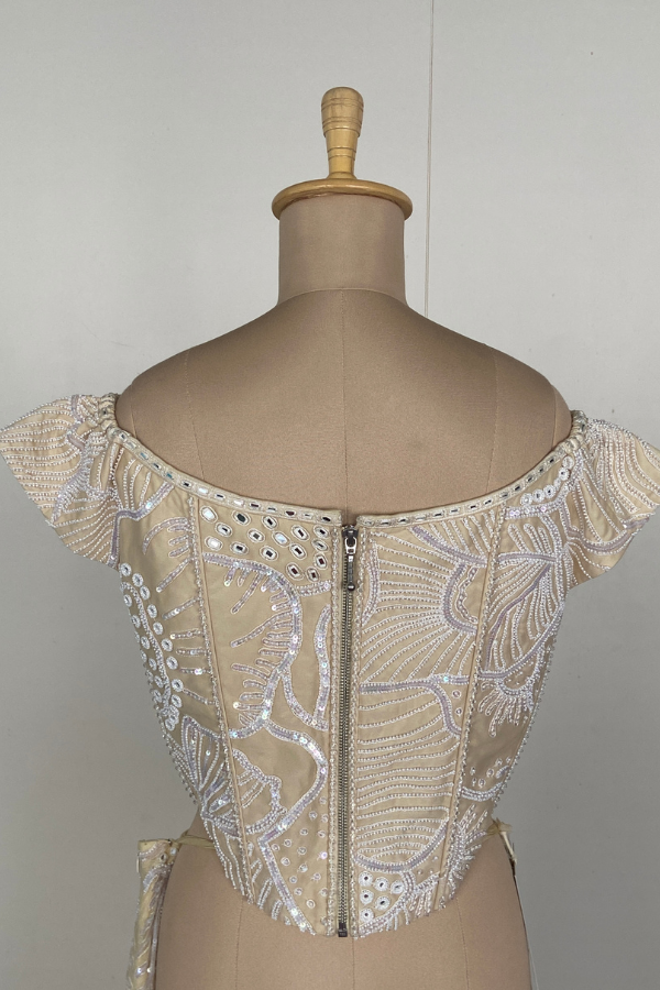 Sequin Corset Sharara set