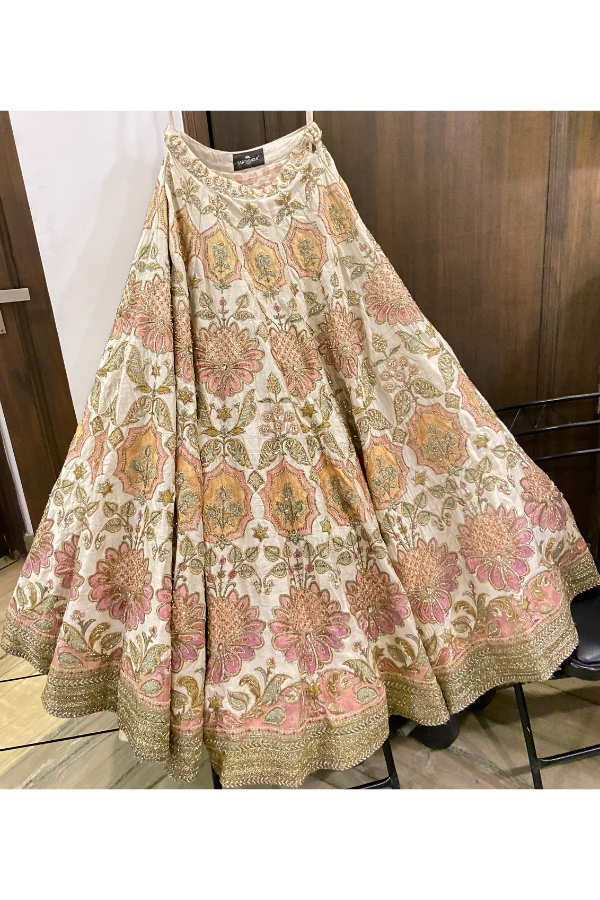 Sabyasachi floral embroidered lehenga