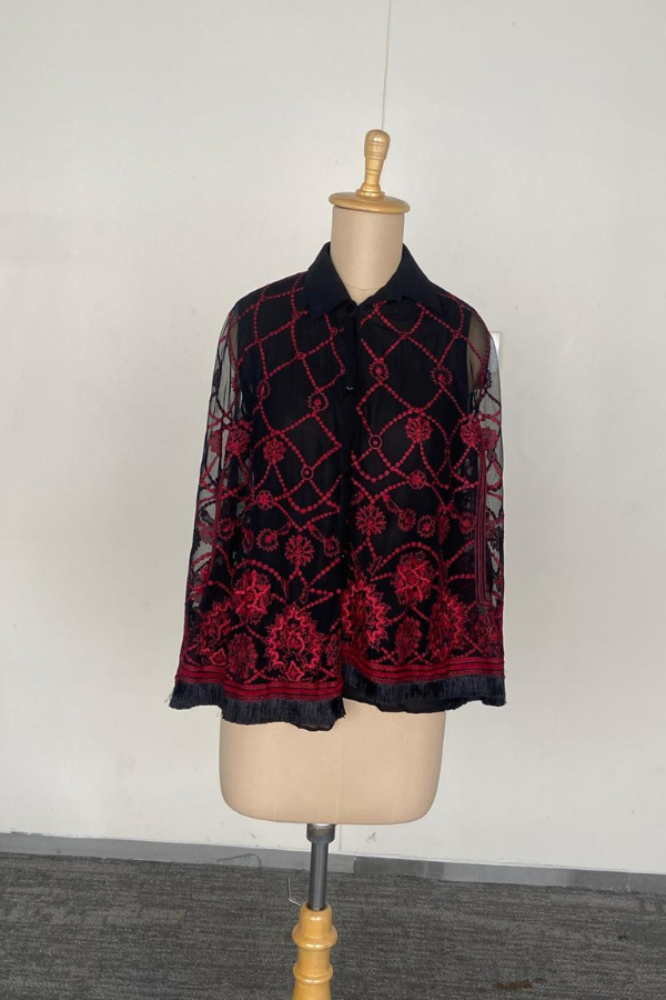 Tarun tahiliani cape shirt