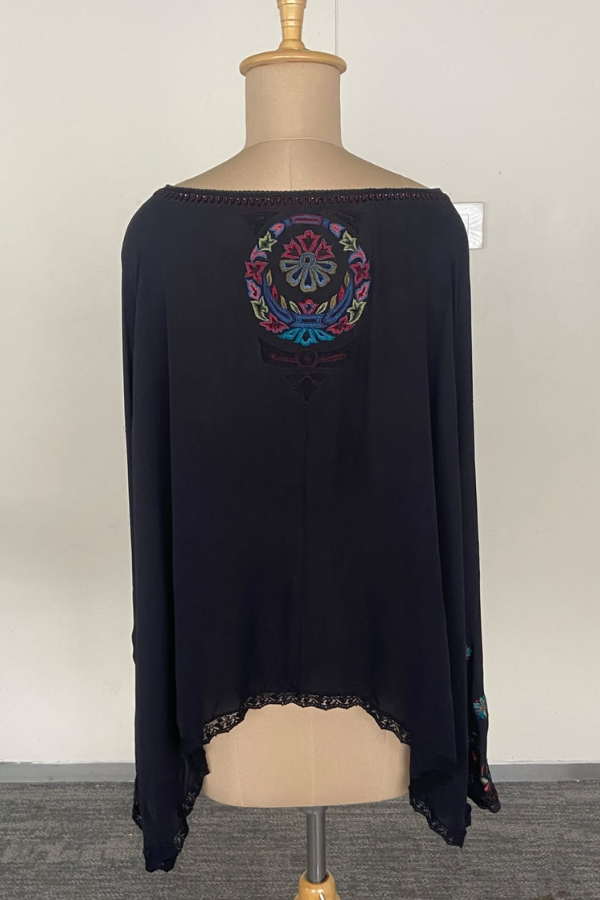 Tarun Tahiliani Embroidered kaftan top