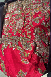 Dolly J red embroidered lehenga set