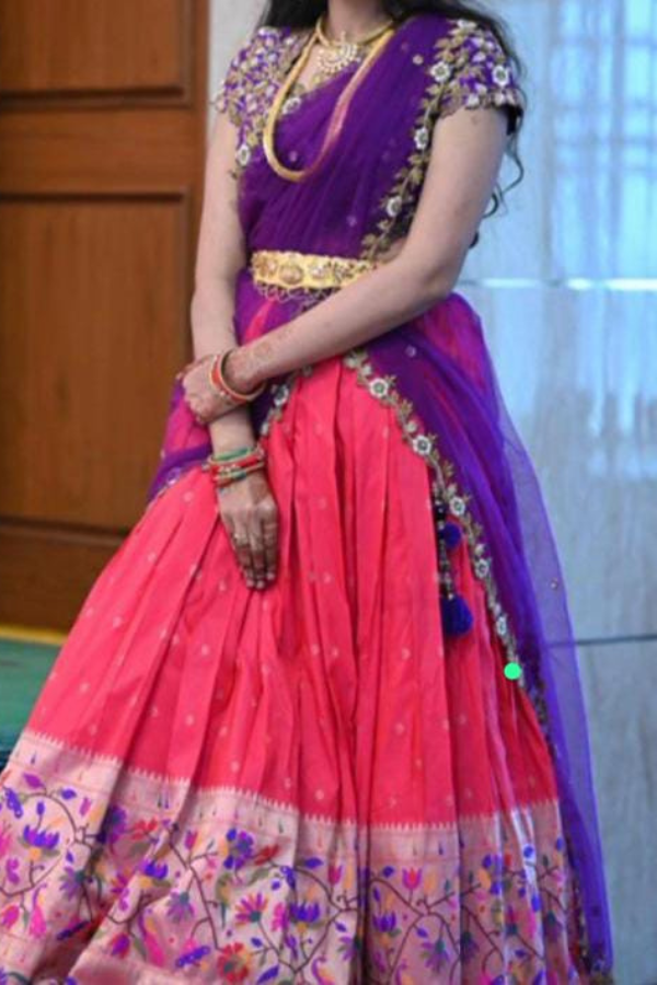 Paithani sales lehenga price