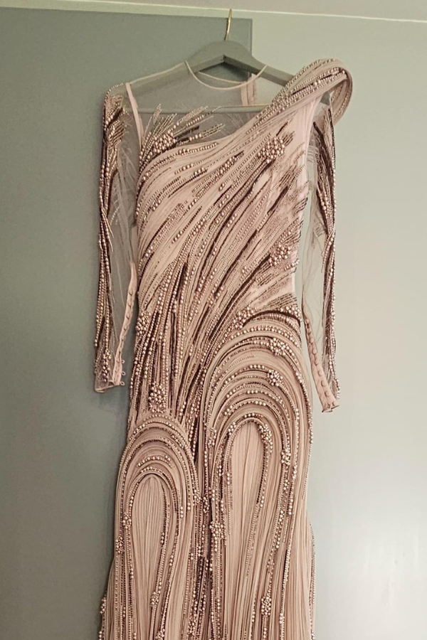 Gaurav Gupta pink sculpted gown