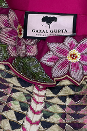 Gazal Gupta Pink raw silk lehenga