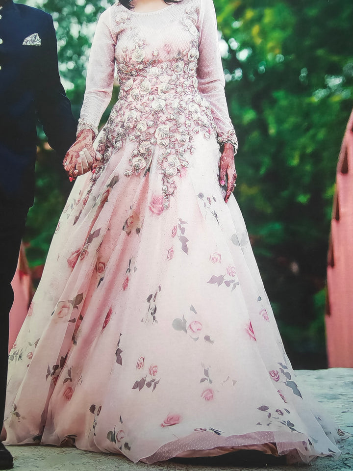 Dolly J Floral Embellished Gown