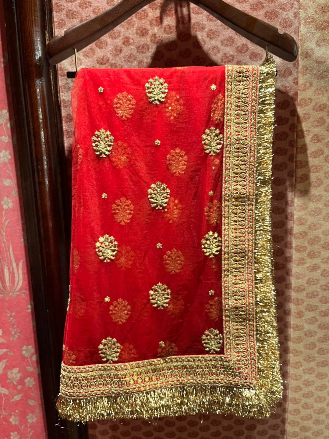 Sabyasachi Red Bridal Lehenga Set