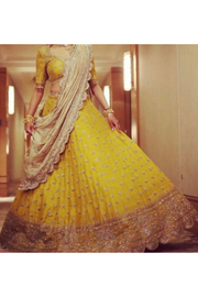 Jayanti Reddy Yellow embroidered lehenga