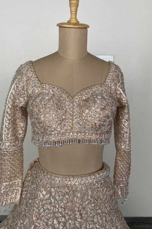 Rose Gold Lehenga set