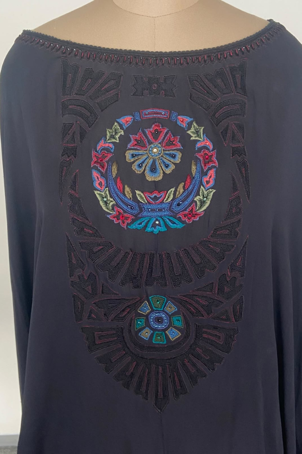Tarun Tahiliani Embroidered kaftan top