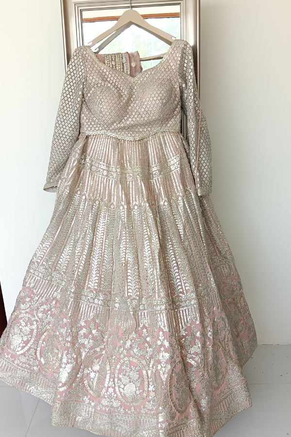 Blush pink lehenga set