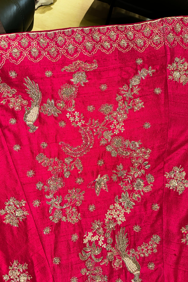 Jayanti Reddy pink embroidered lehenga