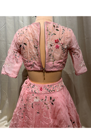 Anushree Reddy pink embroidered lehenga set