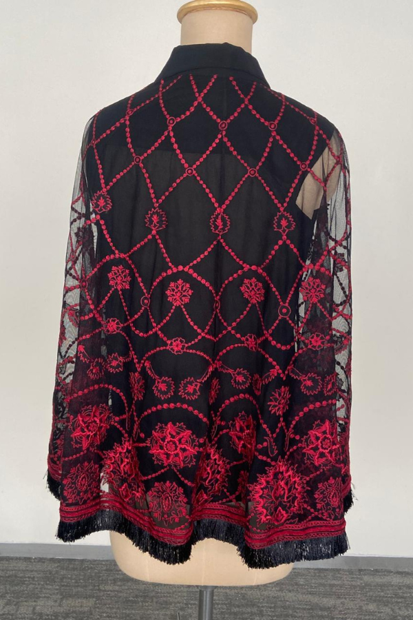 Tarun tahiliani cape shirt