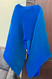 Tasuvure Embroidered Cape with Plisse Pants