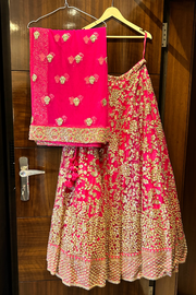 Sabyasachi embroidered pink lehenga