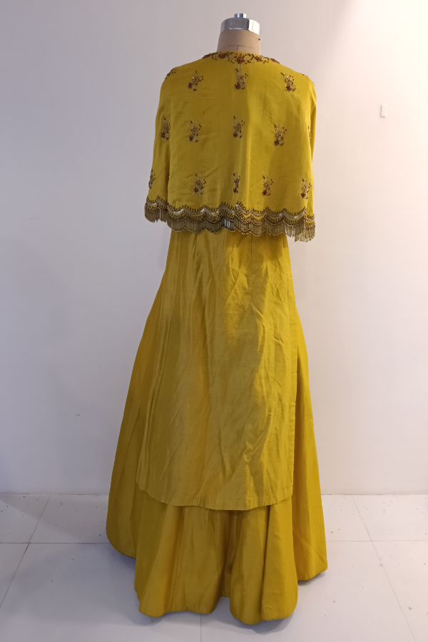 Mustard Yellow lehenga set
