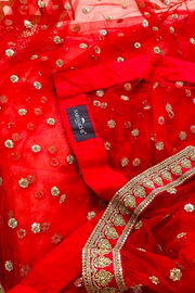 Sabyasachi Red embroidered bridal lehenga