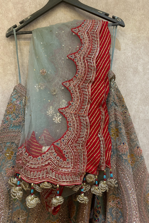 Rimple & Harpreet embroidered lehenga