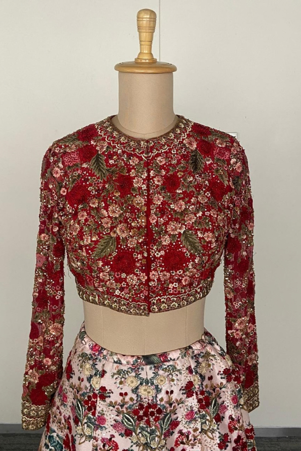 Gulaab lehenga set