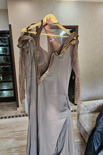 Gaurav gupta Olive green gown