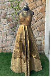 Amit Aggarwal Gold Gown