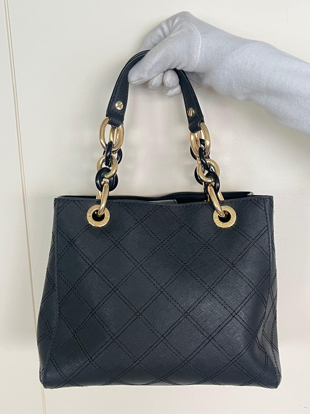 Michael Kors Cynthia Cross Stitch Tote