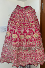 Kalki Rani Pink embroidered Lehenga