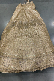 Seema gujral beige mirror work lehenga