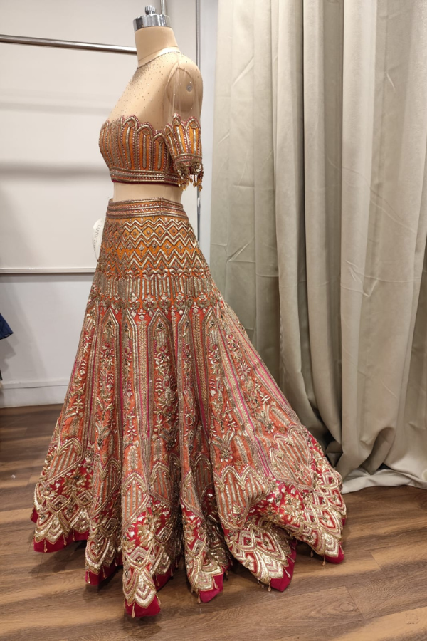 Tarun Tahiliani Swarovski crystal lehenga