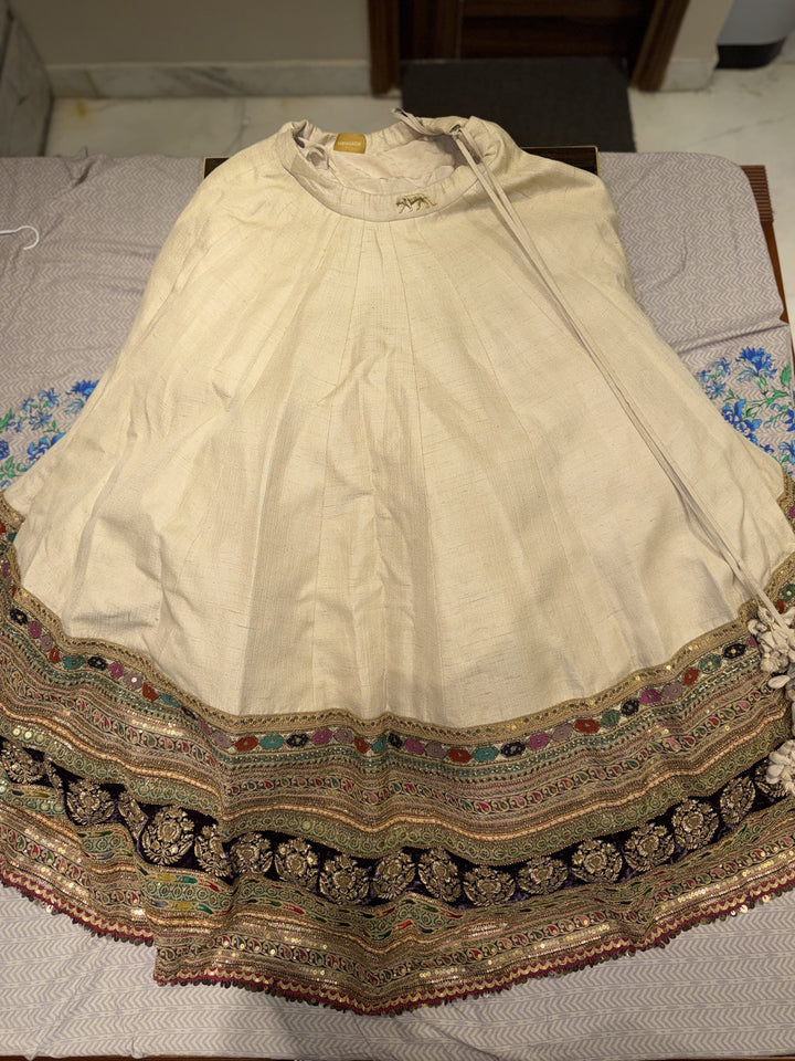 Sabyasachi Ivory Embellished Lehenga Set