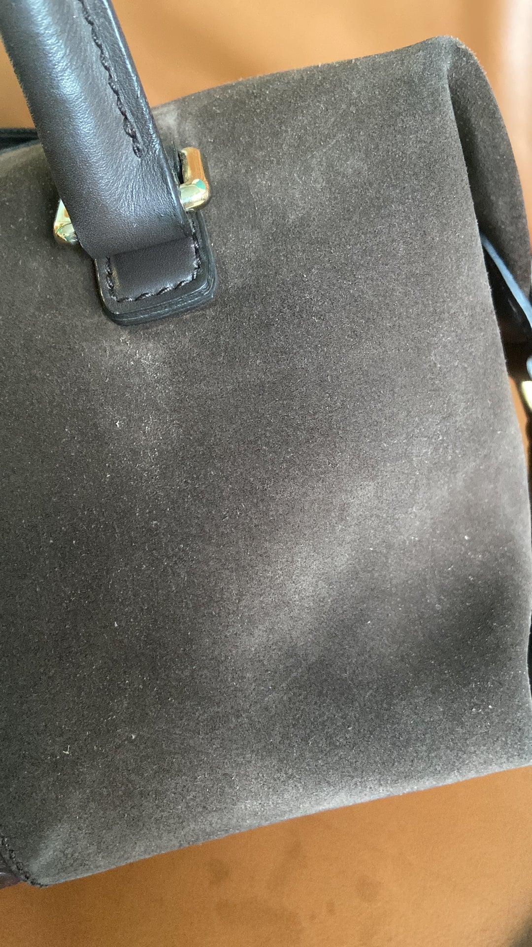 Gucci Suede Guccissima Boston Bag